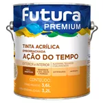 Tinta Acrílica Emborrachada Ação do Tempo 3,6L Branco - Futura 