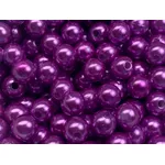 Perolas Abs Com Furo 8mm Violeta Artesanato 200 Unidades