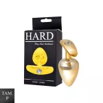 Plug Metálico P Anatômico (HA138). - Dourado