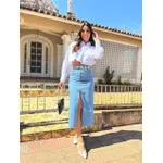 Saia Mide Jeans Angelina 