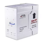 Caixa de Cabo UTP Cat 5e para rede - Forceline 3295 - Homologado - 305 metros - CMX - Azul