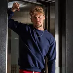 Moletom Liso Masculino Gola Redonda Marinho Benellys