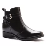 Bota Molly Feminina Melissa com Ziper e Fivelas Preta