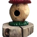 Luminária artesanal Casa de Gnomo - 45cm
