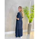 VESTIDO MIDI PAMELA PRETO