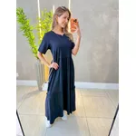 VESTIDO MIDI PAMELA PRETO