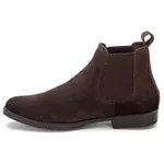 Bota Chelsea Country Feminina Original Couro Camurça Café