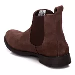 Bota Chelsea Country Feminina Original Couro Camurça Café
