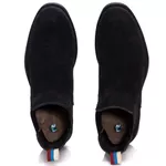 Botina Country Masculina Chelsea Toda Preta Clássica