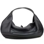 Bolsa de Ombro Mr. Gutt Grande em Couro Legítimo Preto - B1501- Preta