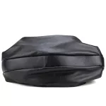 Bolsa de Ombro Mr. Gutt Grande em Couro Legítimo Preto - B1501- Preta