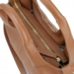 Bolsa de Tiracolo Mr. Gutt em Couro Legítimo Com Repartição Caramelo - B241219 Caramelo
