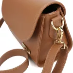 Bolsa Tiracolo Mr. Gutt em Couro Legítimo Caramelo - Ref-B250212-Caramelo