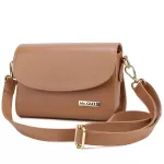 Bolsa Tiracolo Mr. Gutt em Couro Legítimo Caramelo - Ref-B250212-Caramelo