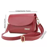 Bolsa Tiracolo Mr. Gutt em Couro Legítimo Vermelho - Ref-B250212-Vermelho