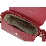 Bolsa Tiracolo Mr. Gutt em Couro Legítimo Vermelho - Ref-B250212-Vermelho