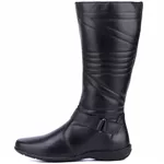 Bota Montaria Cano Longo Mr. Gutt Em Couro Preta - Ref. 1175 Pto