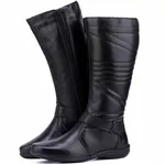 Bota Montaria Cano Longo Mr. Gutt Em Couro Preta - Ref. 1175 Pto