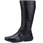 Bota Montaria Cano Longo Mr. Gutt Em Couro Preta - Ref. 1175 Pto