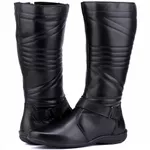 Bota Montaria Cano Longo Mr. Gutt Em Couro Preta - Ref. 1175 Pto