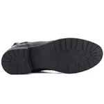Bota Montaria em Couro Cano Curto Preto - Ref. 1503 Preto