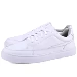 Tênis Action Casual Masculino Mr Gutt em Couro - Ref. 2001 Branco/Branco