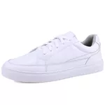 Tênis Action Casual Masculino Mr Gutt em Couro - Ref. 2001 Branco/Branco