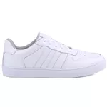 Tênis Pulsse Casual Masculino Mr Gutt em Couro - Ref. 2201-M Branco/Branco