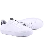 Tênis Sophia Casual Feminino em Couro Mr Gutt - Ref. 2401 Branco/Preto