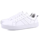 Tênis Julia Casual Feminino em Couro Mr Gutt Branco - Ref. V6F - Branco/Branco