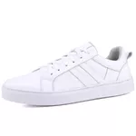 Tênis Julia Casual Feminino em Couro Mr Gutt Branco - Ref. V6F - Branco/Branco