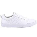 Tênis Julia Casual Feminino em Couro Mr Gutt Branco - Ref. V6F - Branco/Branco