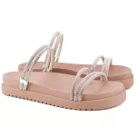 Sandalia Papete Mr. Gutt Strass Nude