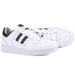 Tênis Melani Casual Feminino em Couro Legítimo - Ref. N3 Branco/Preto