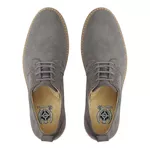 Loafer Elite Couro Premium Camurça Cinza 