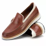 Sapato Masculino Elite Couro Premium Comfort Mouro