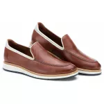 Sapato Masculino Elite Couro Premium Comfort Mouro