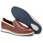 Sapato Masculino Elite Couro Premium Comfort Mouro