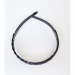 Tiara Detalhes 1,2 cm Lg Tartaruga e Preta De Acetato 1,2 cm Lg N 312831-312831 NR 