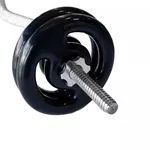 Barra W Musculação Maciça e Cromada com Rosca 120cm - Consport 