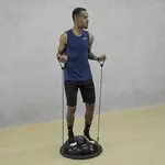 Bola Bosu de Equilíbrio Profissional - Preta - Consport