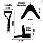 BLACK FRIDAY Estação de Musculação Fit Consport – Multifuncional com Torre de Peso de 80kg para Casa e Studio