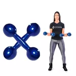 Par de Halter Emborrachado - 4kg