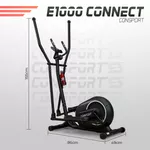 Elíptico E-1000 Preto - Consport