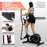 Elíptico E-1000 Preto - Consport