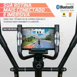 Elíptico E-1000 Preto - Consport
