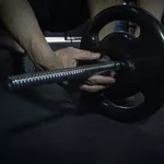 Barra de Musculação Reta Com Rosca Maciça Recartilhada 150 cm - Consport 