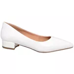 Scarpin Branco verniz 