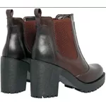 Coturno chelsea salto 8cm Ariela Marrom