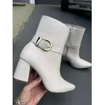 Bota Helô couro legítimo Off white